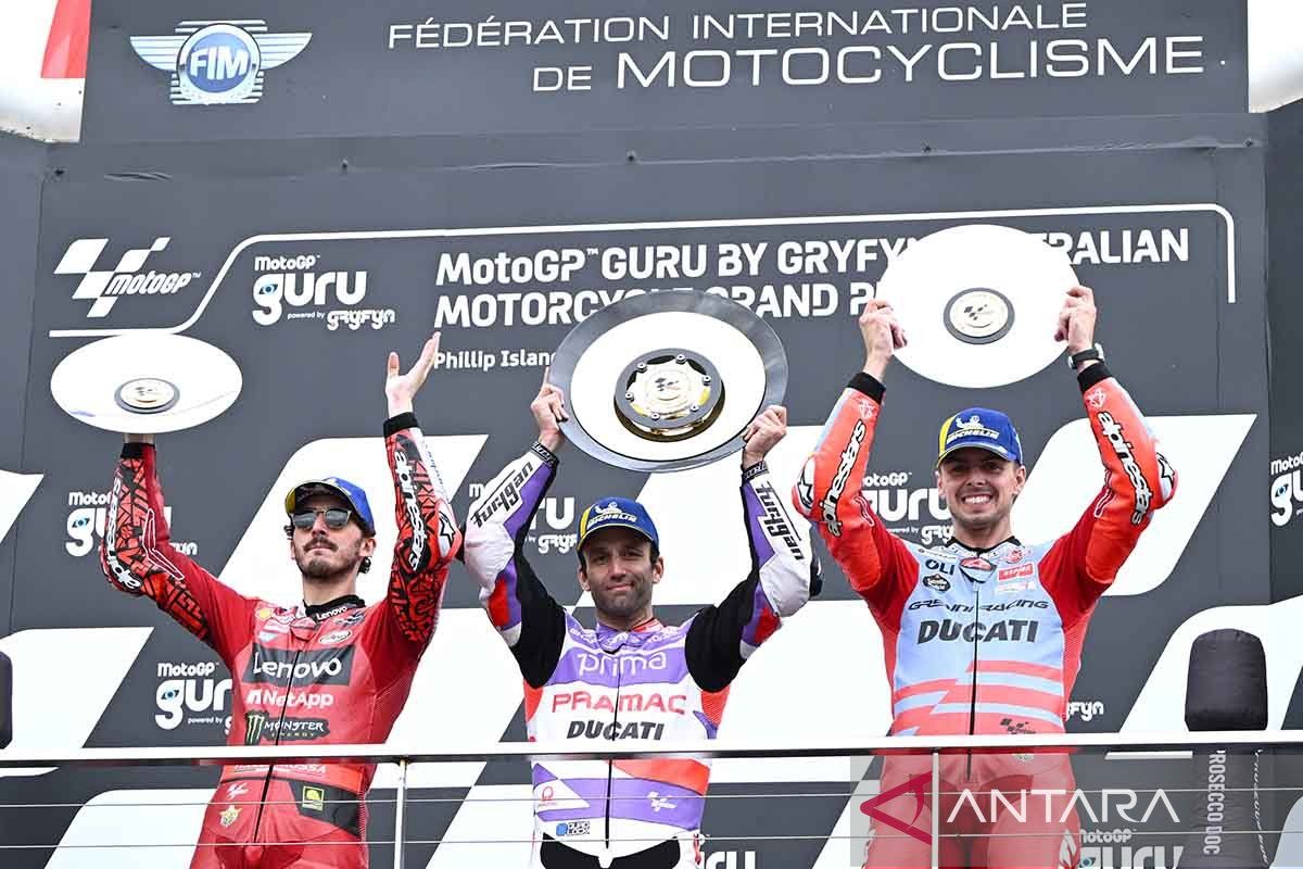 Sprint race MotoGP Australia dibatalkan akibat cuaca buruk